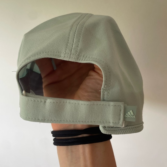Adidas Aeroready Hat Lightweight 3 Striped Logo Running Golf Beach Baseball Cap - Picture 3 of 4